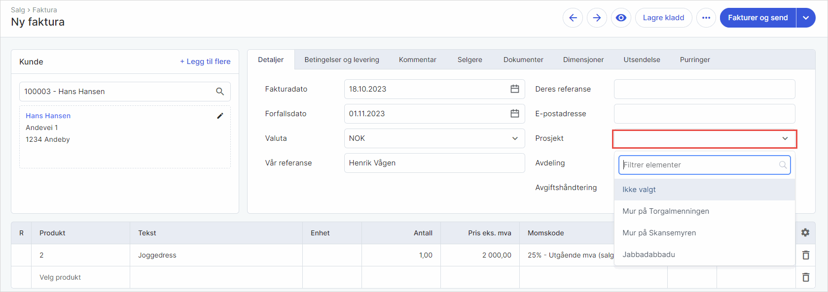 cs. Koble faktura, ordre eller tilbud mot dimensjon 2 um.png cs. Koble faktura, ordre eller tilbud mot dimensjon 2 um.png