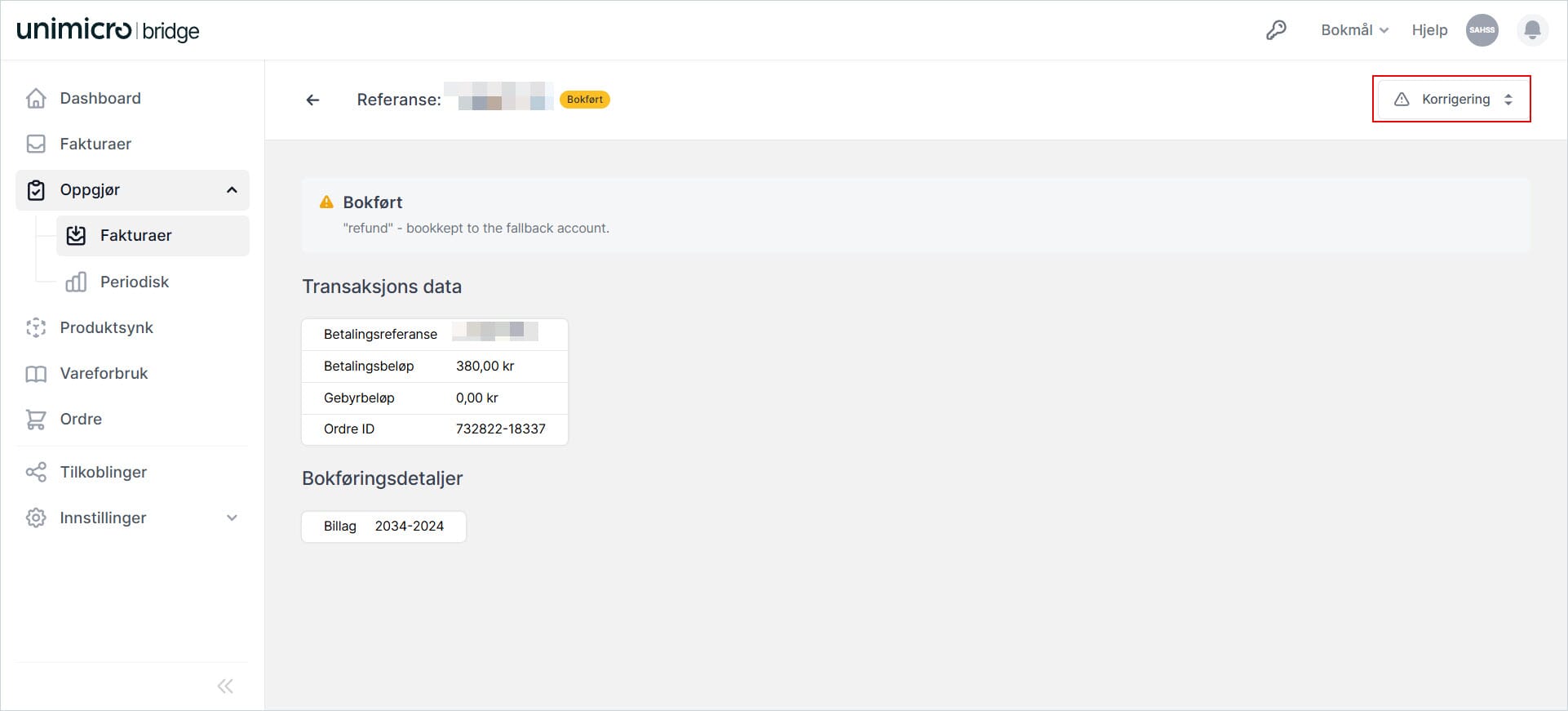cs.unimicro bridge.forklaring av oppgjørsdetaljer.1.jpg cs.unimicro bridge.forklaring av oppgjørsdetaljer.1.jpg