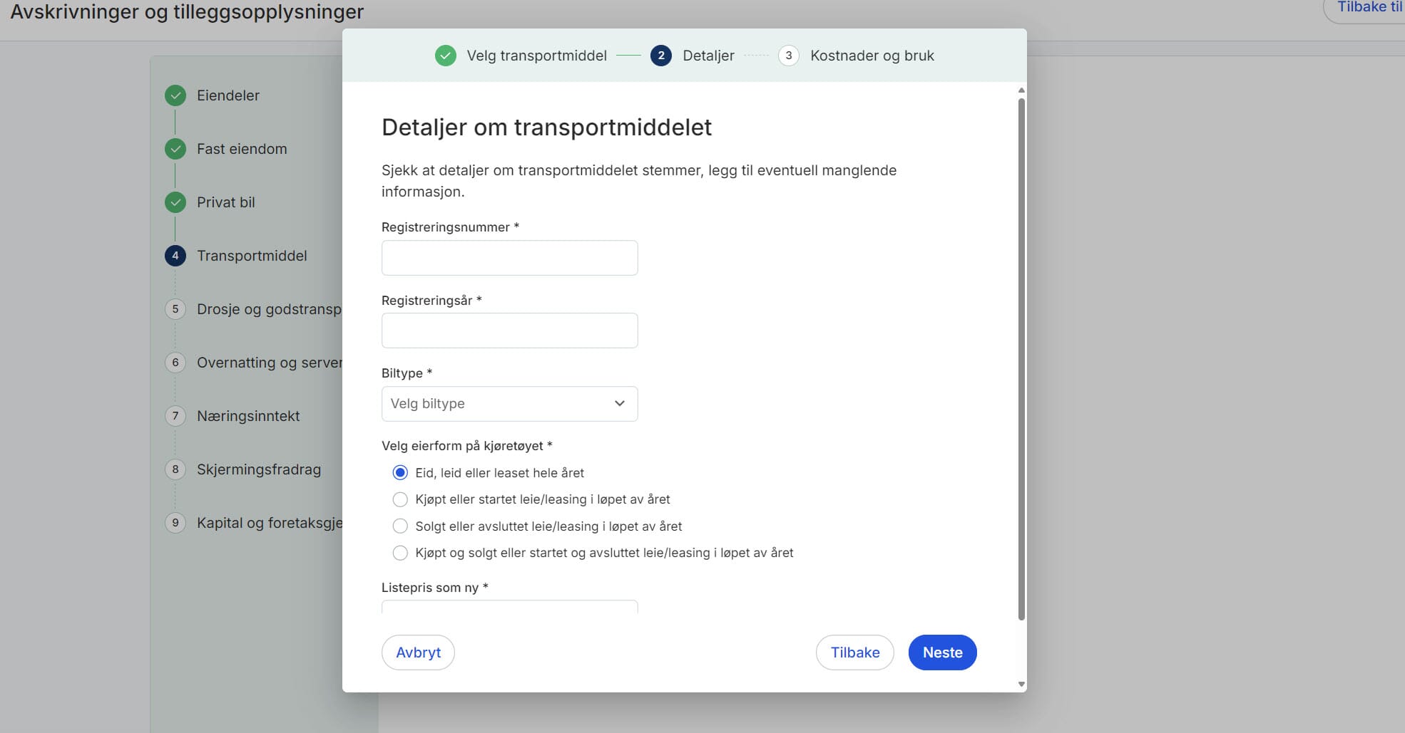 CS.Avskrivninger og tilleggsopplysninger – Privat bil og transportmidler 4.UM.jpg