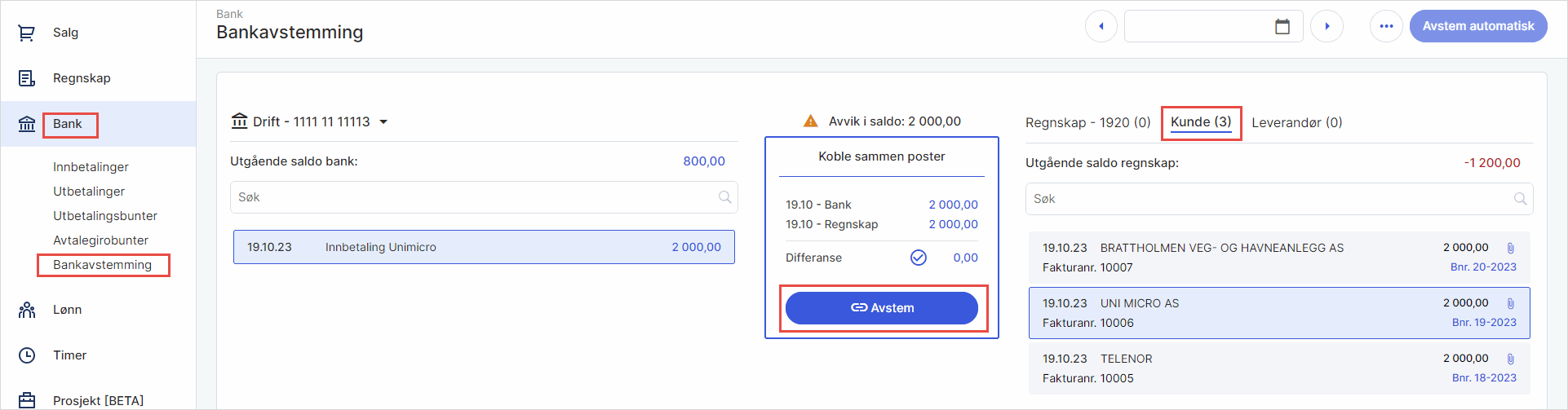 cs. Avstem bankpost mot kunde eller leverandør 1.png