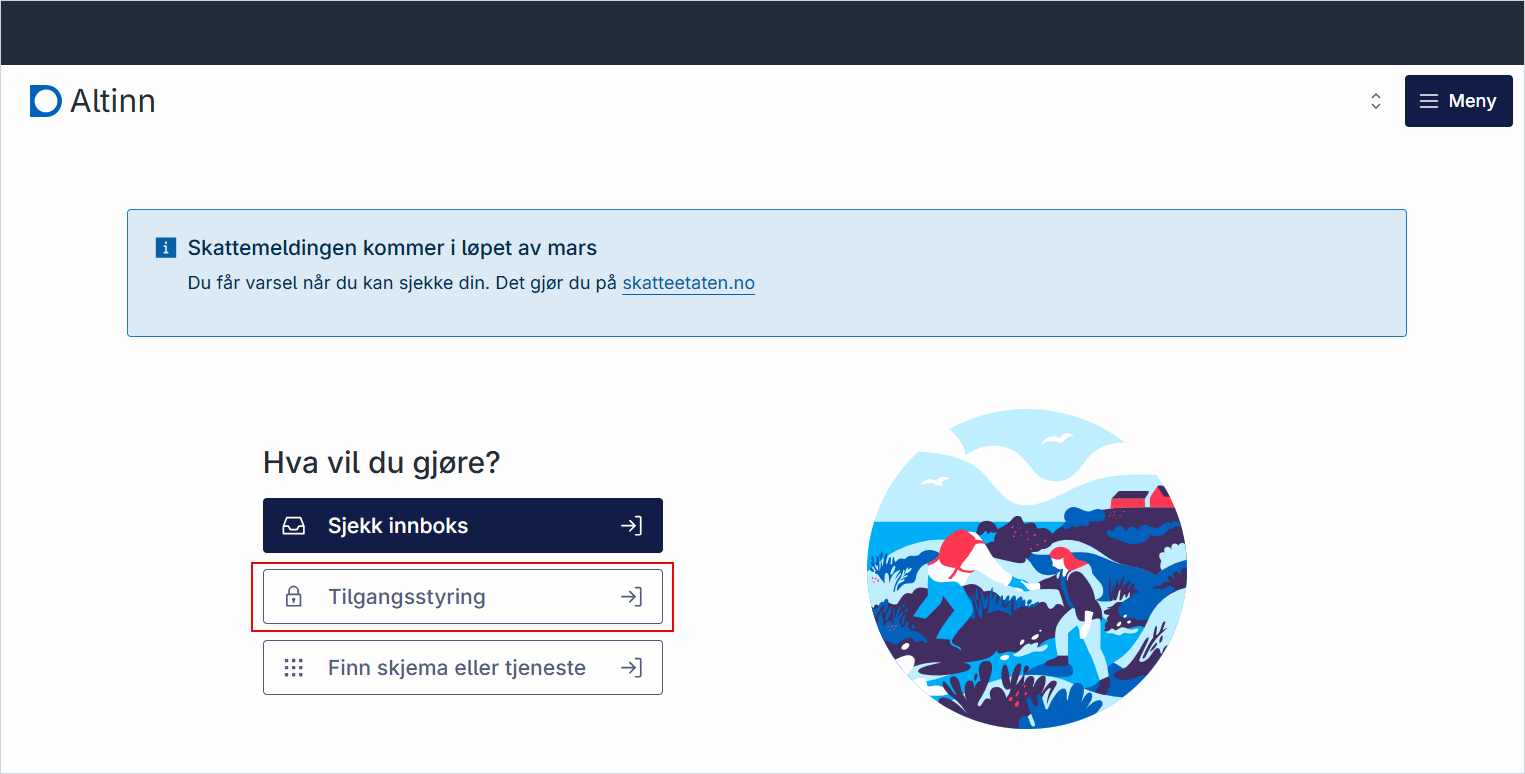 Altinn Icon Roller og tilganger i Altinn - Unimicro hjelpeartikler