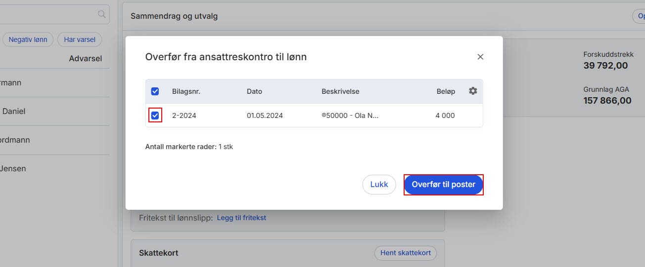 Anvende ansattreskontro i lønnskjøring 3.jpg Anvende ansattreskontro i lønnskjøring 3.jpg