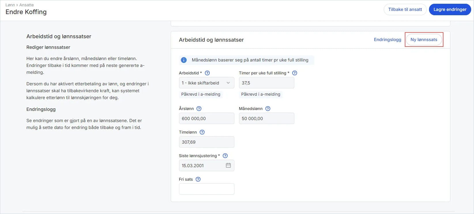 Oppdatere faste lønnssatser for én ansatt 3.jpg Oppdatere faste lønnssatser for én ansatt 3.jpg