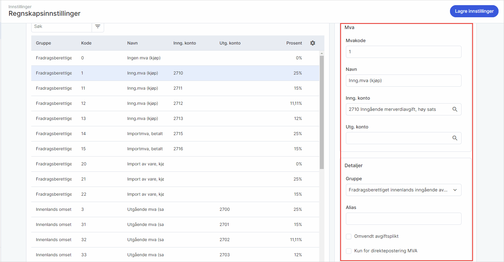 cs. Regnskapsinnstillinger MVA-koder 2 um.png cs. Regnskapsinnstillinger MVA-koder 2 um.png