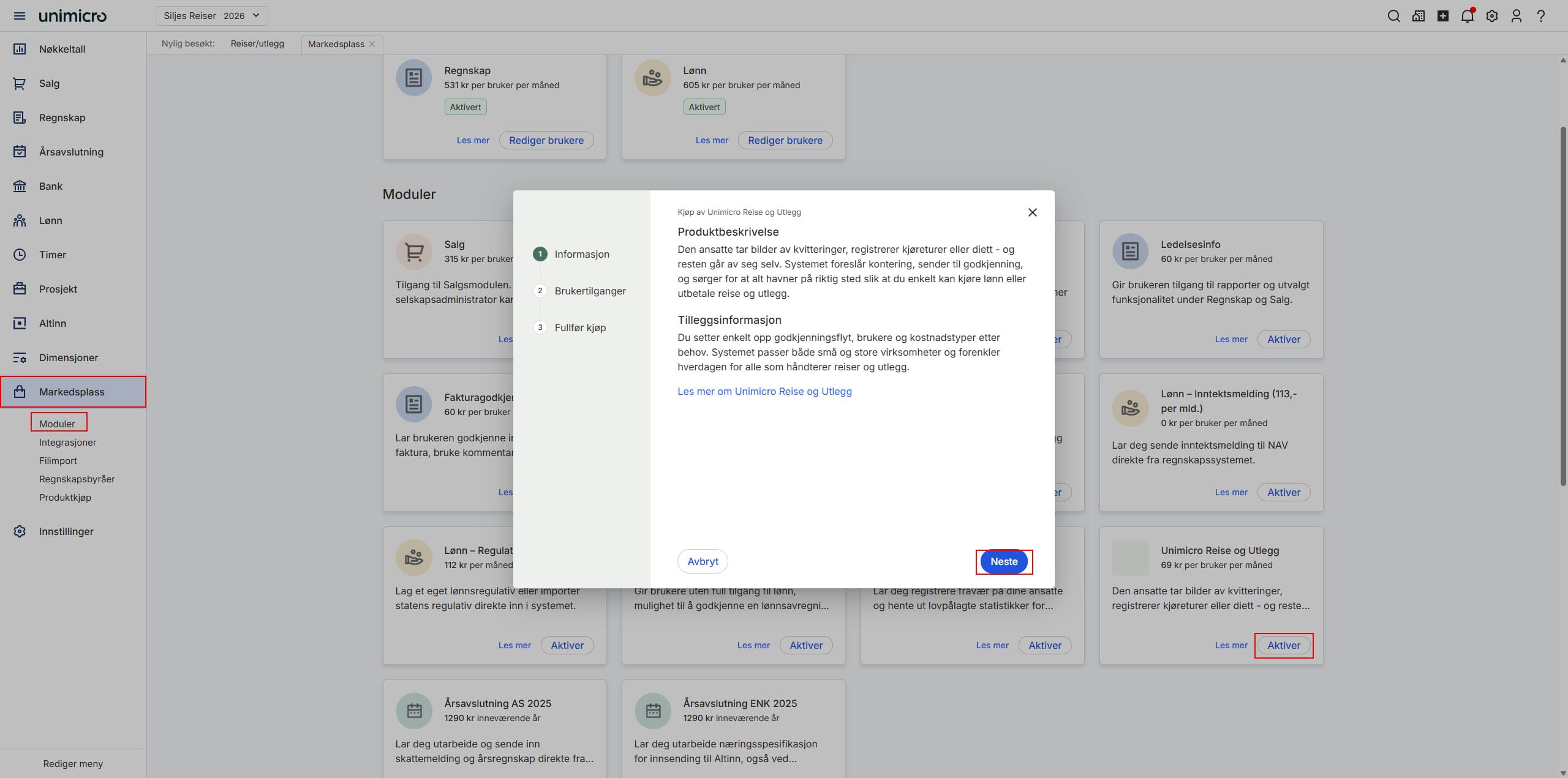 cs.reise og utlegg. oppstarte unimicro reise og utlegg.admin.2.jpg